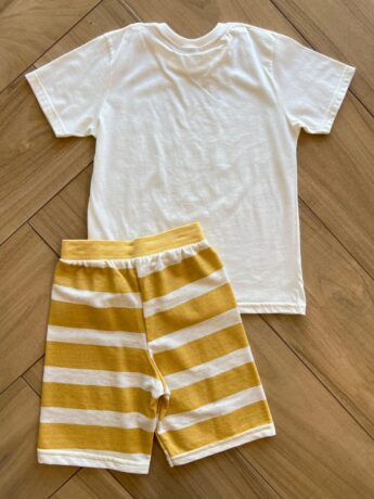 fernandaramoskids com br Conjunto Masculino Camiseta Tropical e Bermuda 1