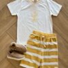 Conjunto Masculino Camiseta Tropical e Bermuda Fernanda ramos kids