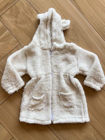 Sobretudo Infantil Feminina Off White Fernanda Ramos Kids