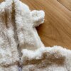fernandaramoskids com br Jaqueta Pelinho Infantil Feminina Off White com Brilho 1