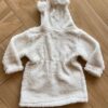 fernandaramoskids com br Jaqueta Pelinho Infantil Feminina Off White com Brilho 2