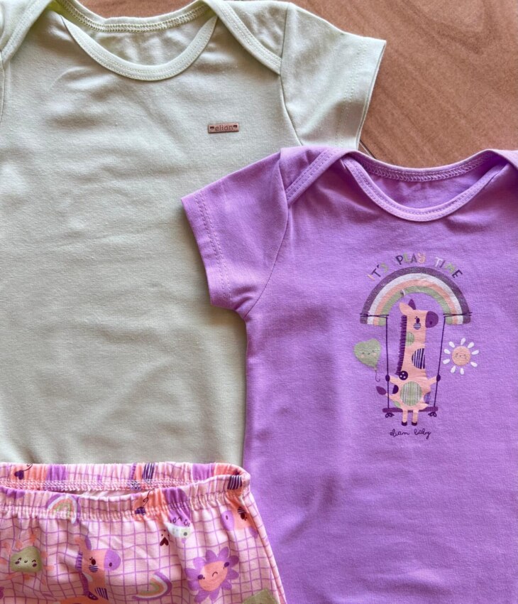 fernandaramoskids com br Kit 2 Body e 1 Calça Infantil Feminino Estampado1