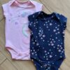 Kit 2 Body Infantil Feminino Manga Curta Estampados Fernanda Ramos Kids
