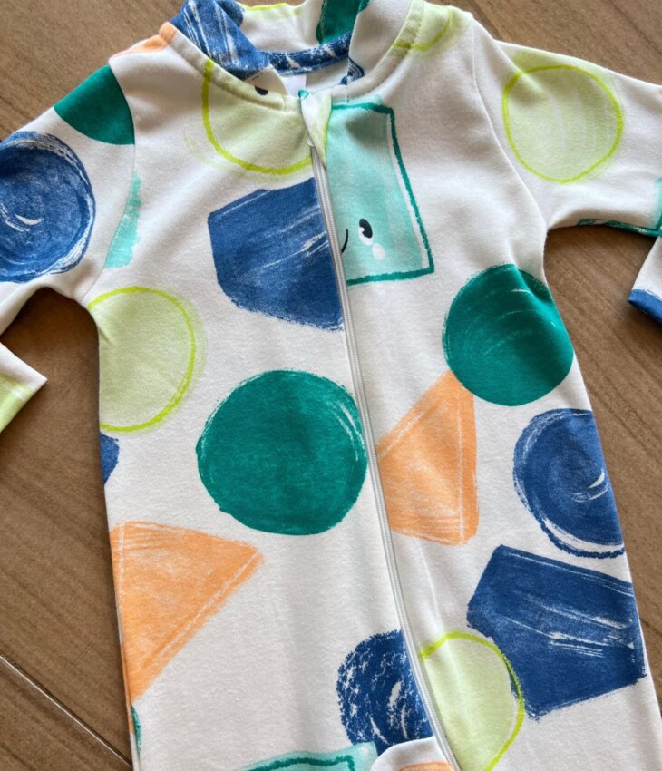 fernandaramoskids com br Macacão Infantil Masculino Manga Longa Estampado com Zíper 1