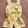 fernandaramoskids com br Macaquinho Infantil Feminino Detalhe na Alça e Flores Amarelos 2