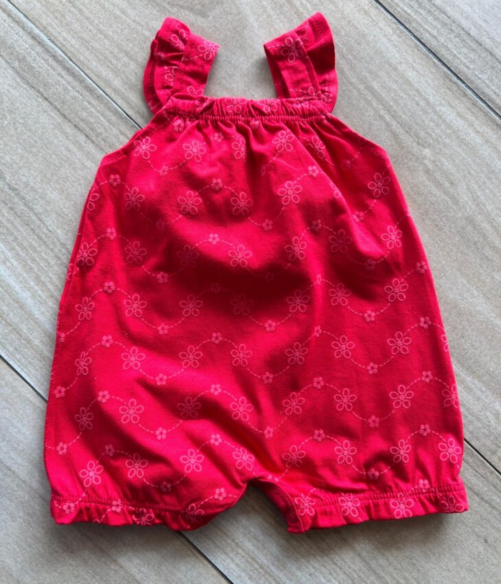 fernandaramoskids com br Macaquinho Infantil Feminino Detalhe na Alça e Flores Vermelho2