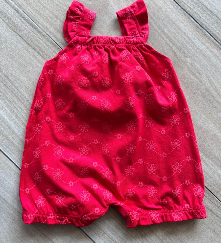 fernandaramoskids com br Macaquinho Infantil Feminino Detalhe na Alça e Flores Vermelho2