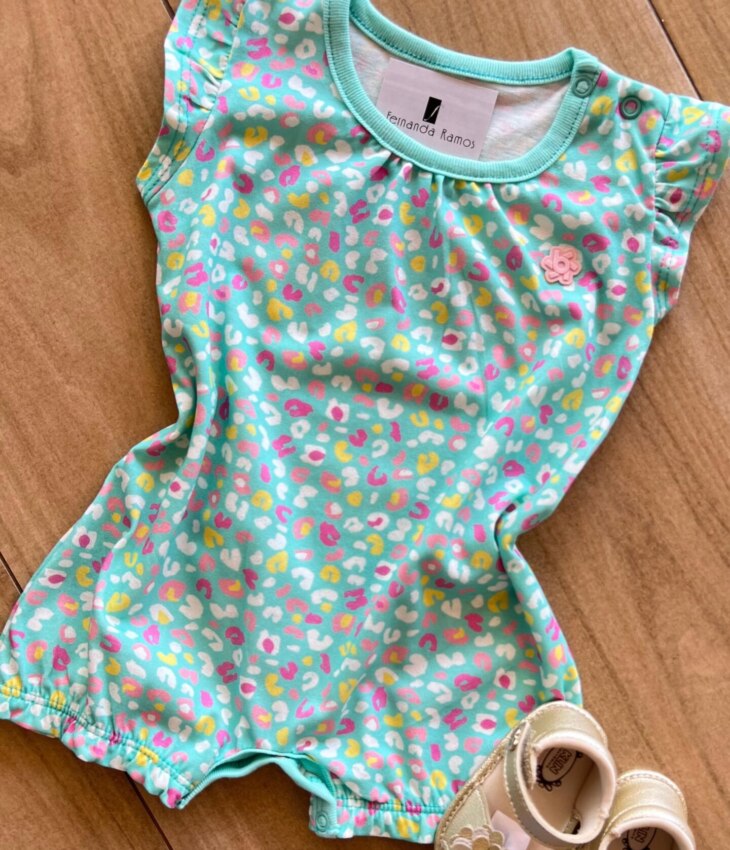 fernandaramoskids com br Macaquinho Infantil Feminino Meia Malha Estampado 1