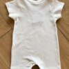 fernandaramoskids com br Macaquinho Infantil Manga Curta Off White2