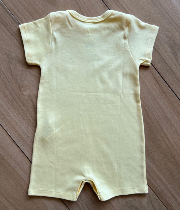 fernandaramoskids com br Macaquinho Infantil Masculino Manga Curta Amarelo 2