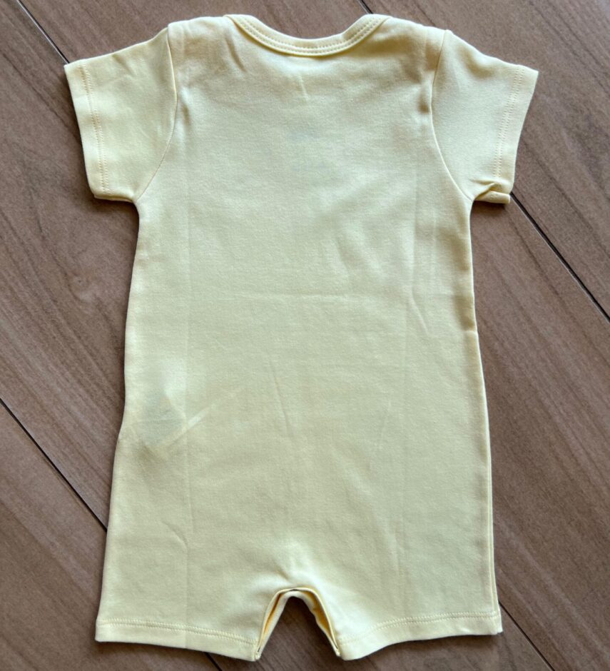 fernandaramoskids com br Macaquinho Infantil Masculino Manga Curta Amarelo 2