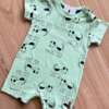 fernandaramoskids com br Macaquinho Infantil Masculino Manga Curta Dog Verde 1
