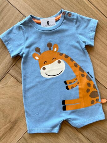 fernandaramoskids com br Macaquinho Infantil Masculino Manga Curta Girafinha 1