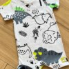 fernandaramoskids com br Macaquinho Infantil Masculino Manga Curta Mundo Dino 1
