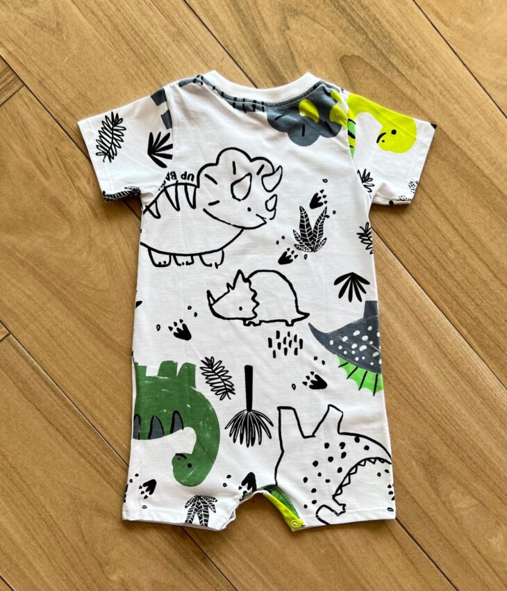 fernandaramoskids com br Macaquinho Infantil Masculino Manga Curta Mundo Dino 2
