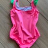 Maiô Feminino Infantil Babado na Alça Minnie Pink Fernanda Ramos Kids