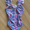 Maiô Feminino Infantil Detalhe na Manga Sereia Fernanda Ramos Kids