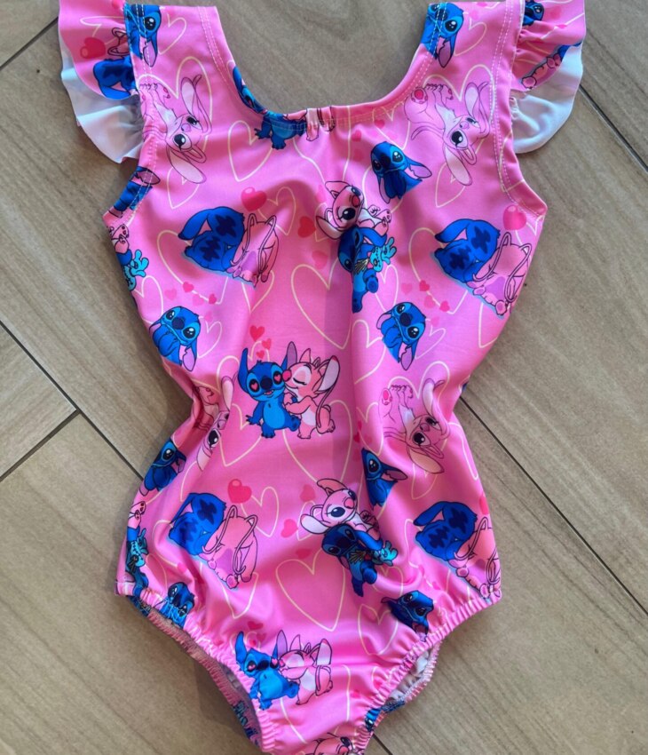 Maio Feminino Infantil Estampa Stitch Fernanda Ramos Kids