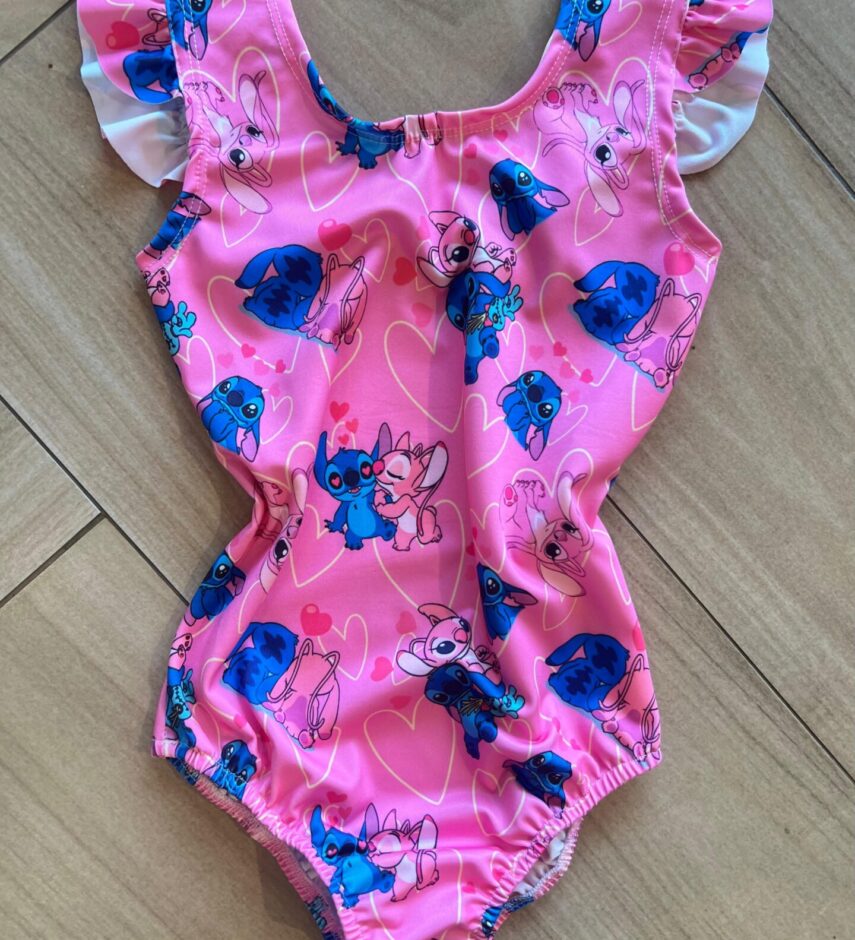 Maio Feminino Infantil Estampa Stitch Fernanda Ramos Kids