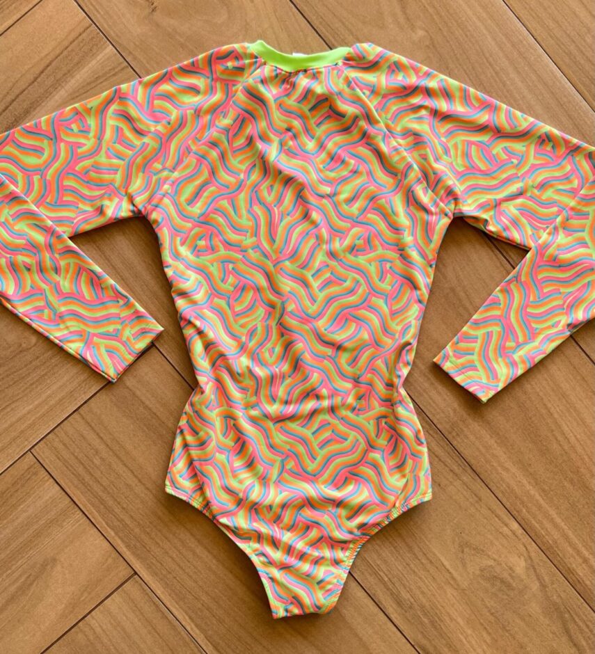 fernandaramoskids com br Maio Feminino Infantil Manda Longa Estampa Neon 2