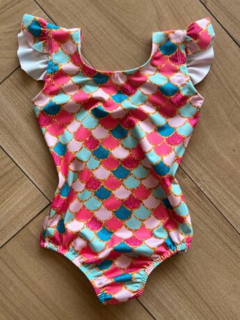 Maio Feminino Infantil Sereia Fundo Rosa Fernanda Ramos Kids