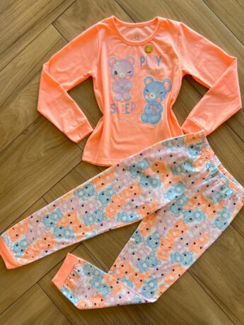 Pijama Infantil Feminino Blusa e Calça Sleep Later Fernanda Ramos Kids