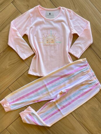 Pijama Infantil Feminino Blusa e Calça Sunny Days Fernanda Ramos Kids