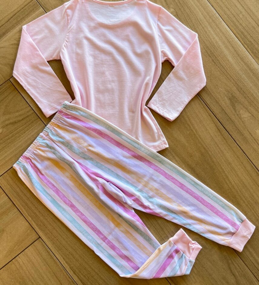 fernandaramoskids com br Pijama Infantil Feminino Blusa e Calça Sunny Days 1
