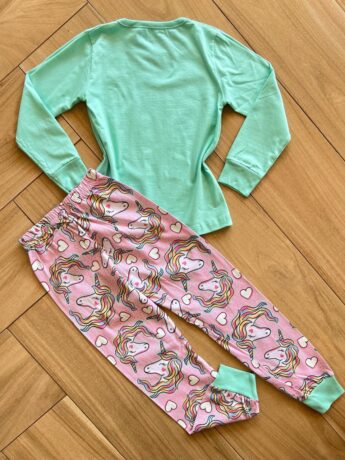 fernandaramoskids com br Pijama Infantil Feminino Blusa e Calça Unicórnio 1