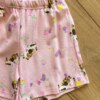 fernandaramoskids com br Pijama Infantil Feminino Blusa e Short Cachorrinho Rosa Nuvem1