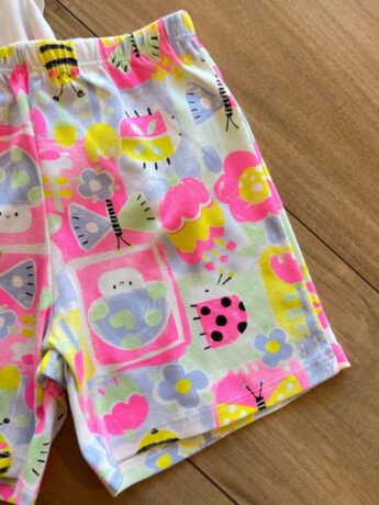 fernandaramoskids com br Pijama Infantil Feminino Blusa e Short Suede Joaninha 1