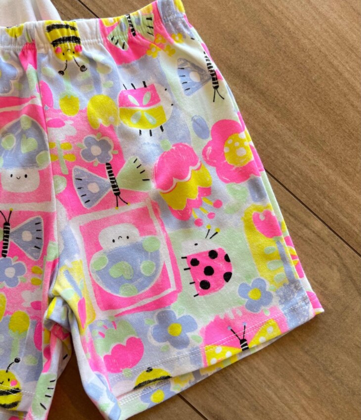 fernandaramoskids com br Pijama Infantil Feminino Blusa e Short Suede Joaninha 1