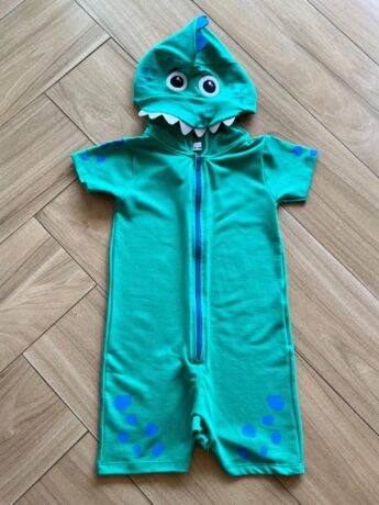 Pijama Infantil Masculino Manga Curta Kigurumi Dinossauro Fernanda Ramos Kids