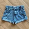 Short Infantil Feminino Jeans com Detalhe em Lastex no Bolso Fernanda Ramos Kids