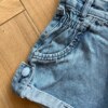 fernandaramoskids com br Short Infantil Feminino Jeans com Detalhe em Lastex no Bolso1