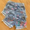 Short Infantil Feminino Jeans Lilo & Stitch Fernanda Ramos Kids