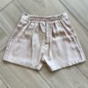 fernandaramoskids com br Short Infantil Feminino Bege com Botões 1