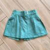 Short Infantil Feminino Verde com Botões Fernanda ramos kids