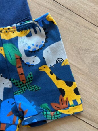 fernandaramoskids com br Short Infantil Masculina Estampado Dinossauro Azul1