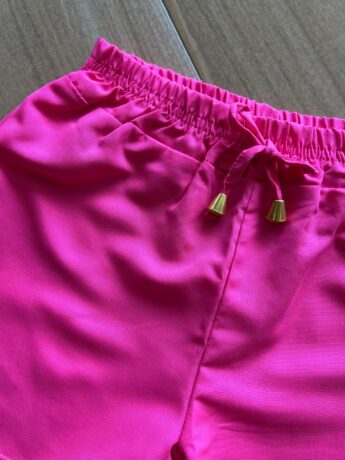 fernandaramoskids com br Short Saia Evase Infantil Feminino Pink com Amarração1