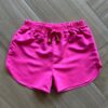 Short Infantil Feminino Pink com Amarração Fernanda Ramos Kids