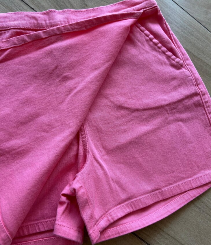 fernandaramoskids com br Short Saia Evase Infantil Feminino Rosa Chiclete1