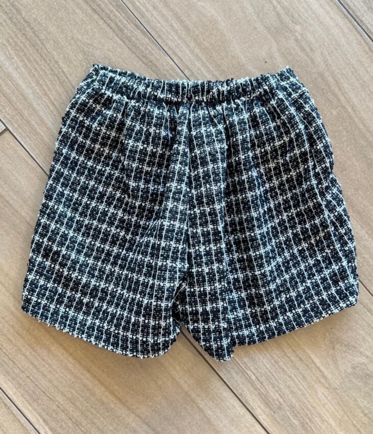fernandaramoskids com br Short Saia Infantil Feminino com Detalhes em Perolas nos Botões 2