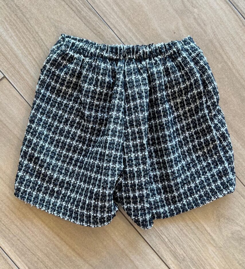 fernandaramoskids com br Short Saia Infantil Feminino com Detalhes em Perolas nos Botões 2