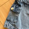 fernandaramoskids com br Short Saia Infantil Feminino Jeans com Bolsos e Detalhes1