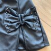 fernandaramoskids com br Short Saia Infantil Feminino Laço Preto 1