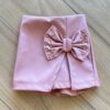 Short Saia Infantil Feminino Laço Rose Fernanda Ramos Kid