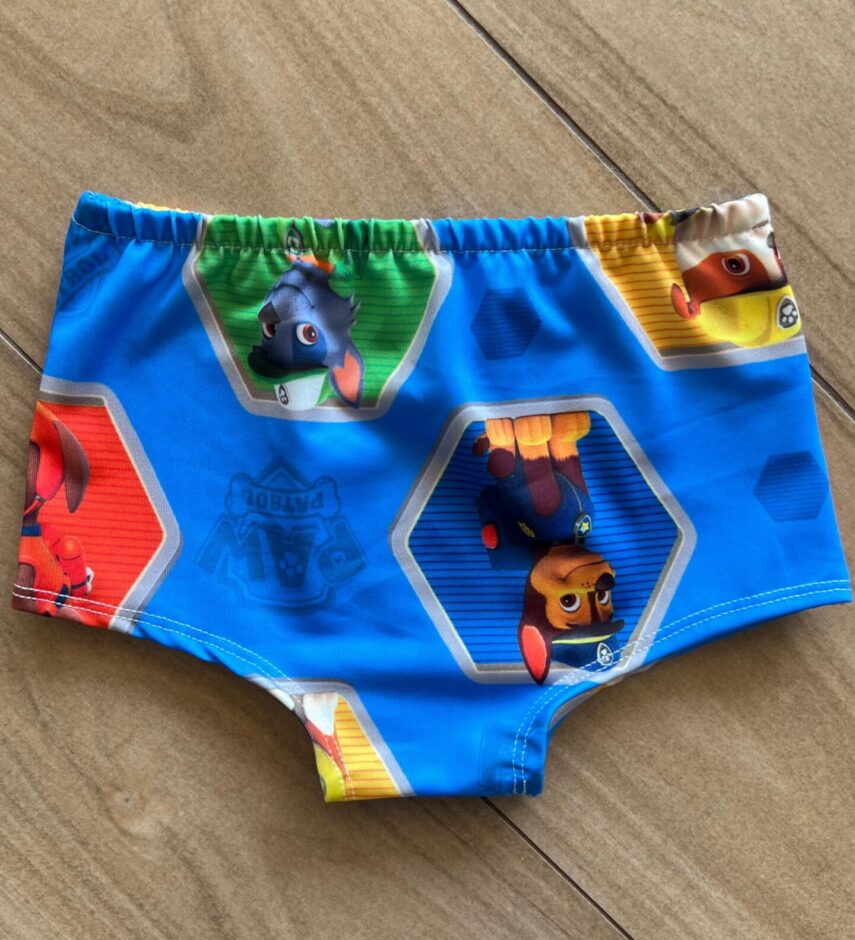 Sunga Masculina Infantil Estampa Patrulha Canina Fernanda Ramos Kids