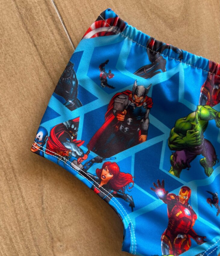 fernandaramoskids com br Sunga Masculina Infantil Estampa Super Heróis 1