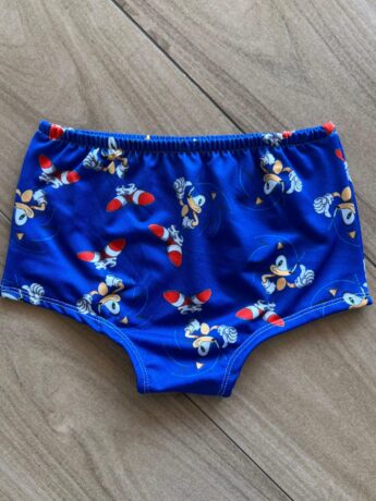 Sunga Masculina Infantil Estampada de Sonic Fernanda Ramos Ki